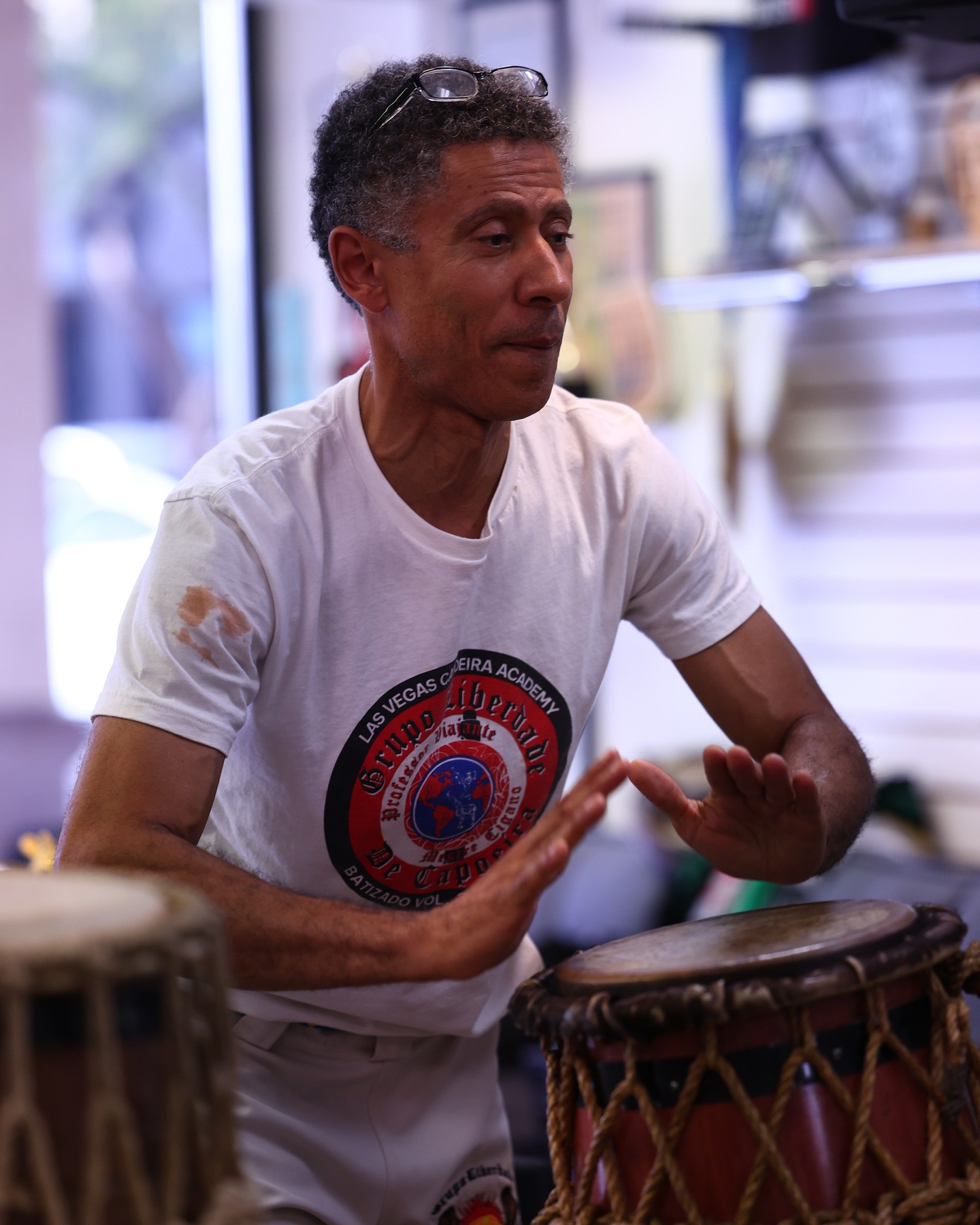 Inside a Capoeira class