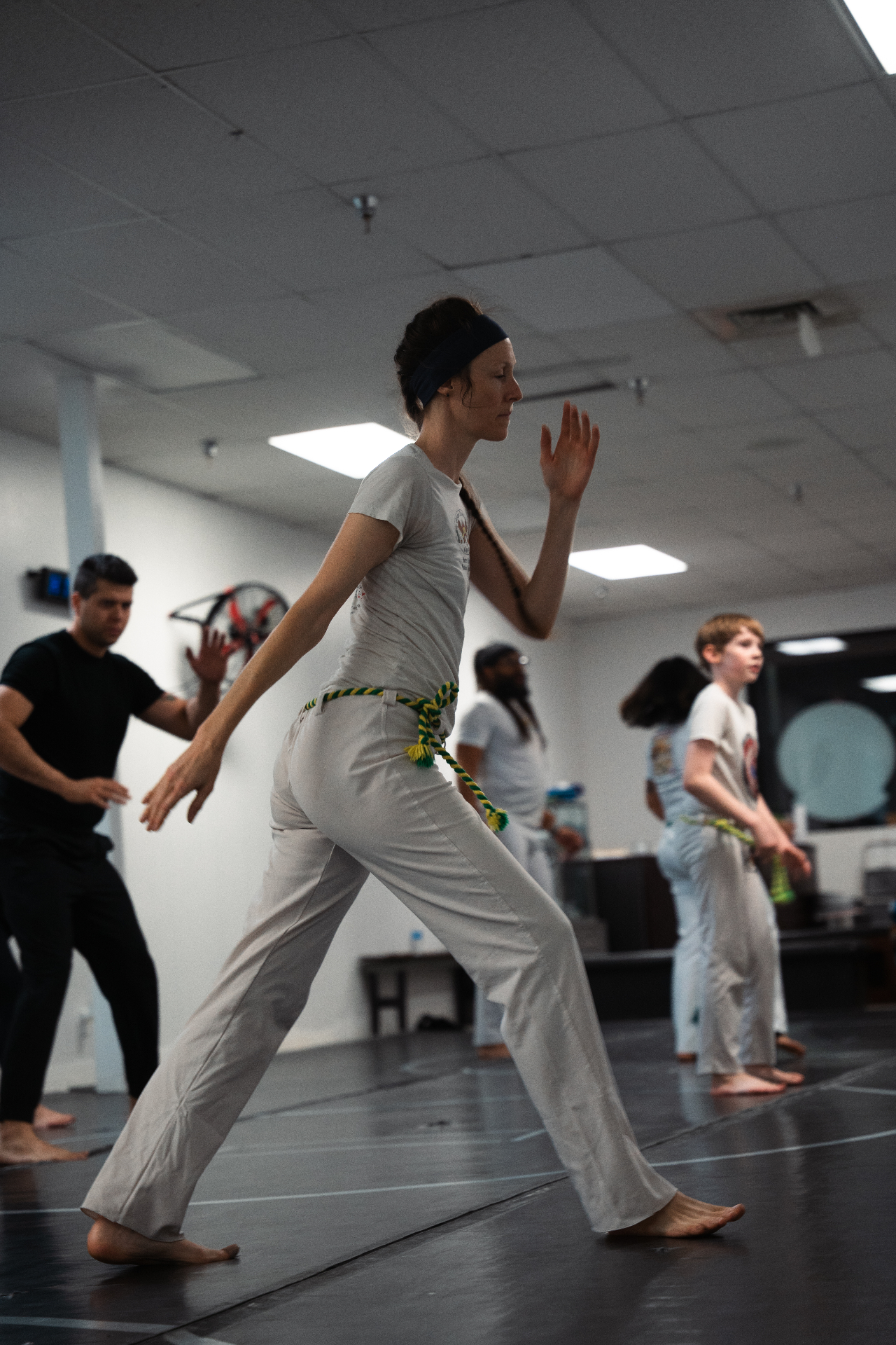 Inside a Capoeira class